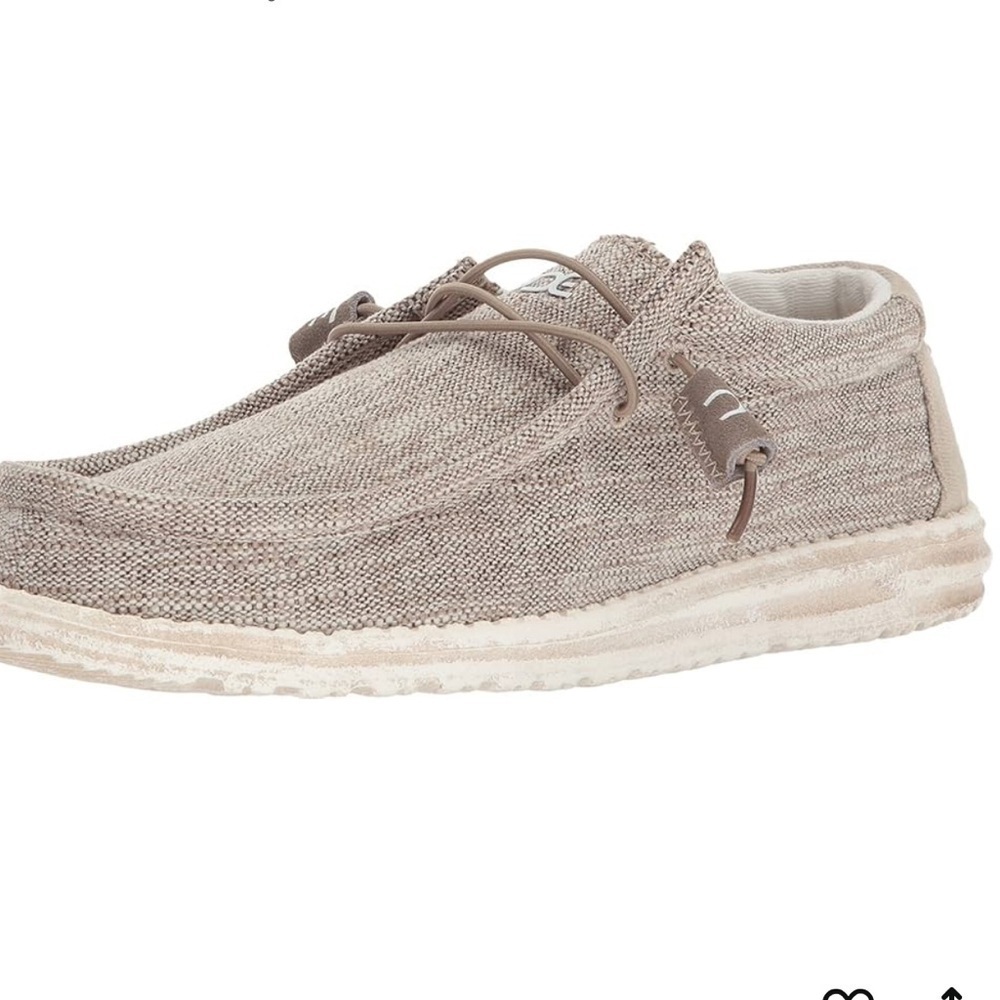 HEYDUDE Wally woven Shoes for Men - beige size 8